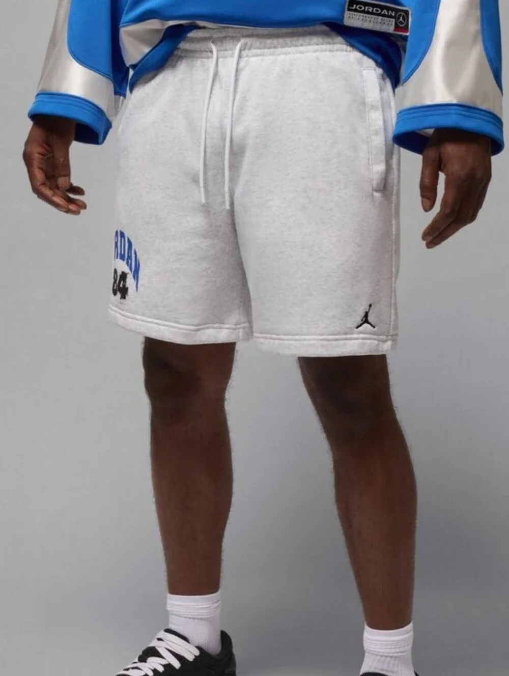 Jordan Brooklyn Collegiate Fleece Shorts ~ Heather Grey HV0095-051 | Men's: XL